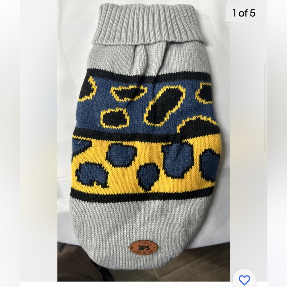 New dog sweater
